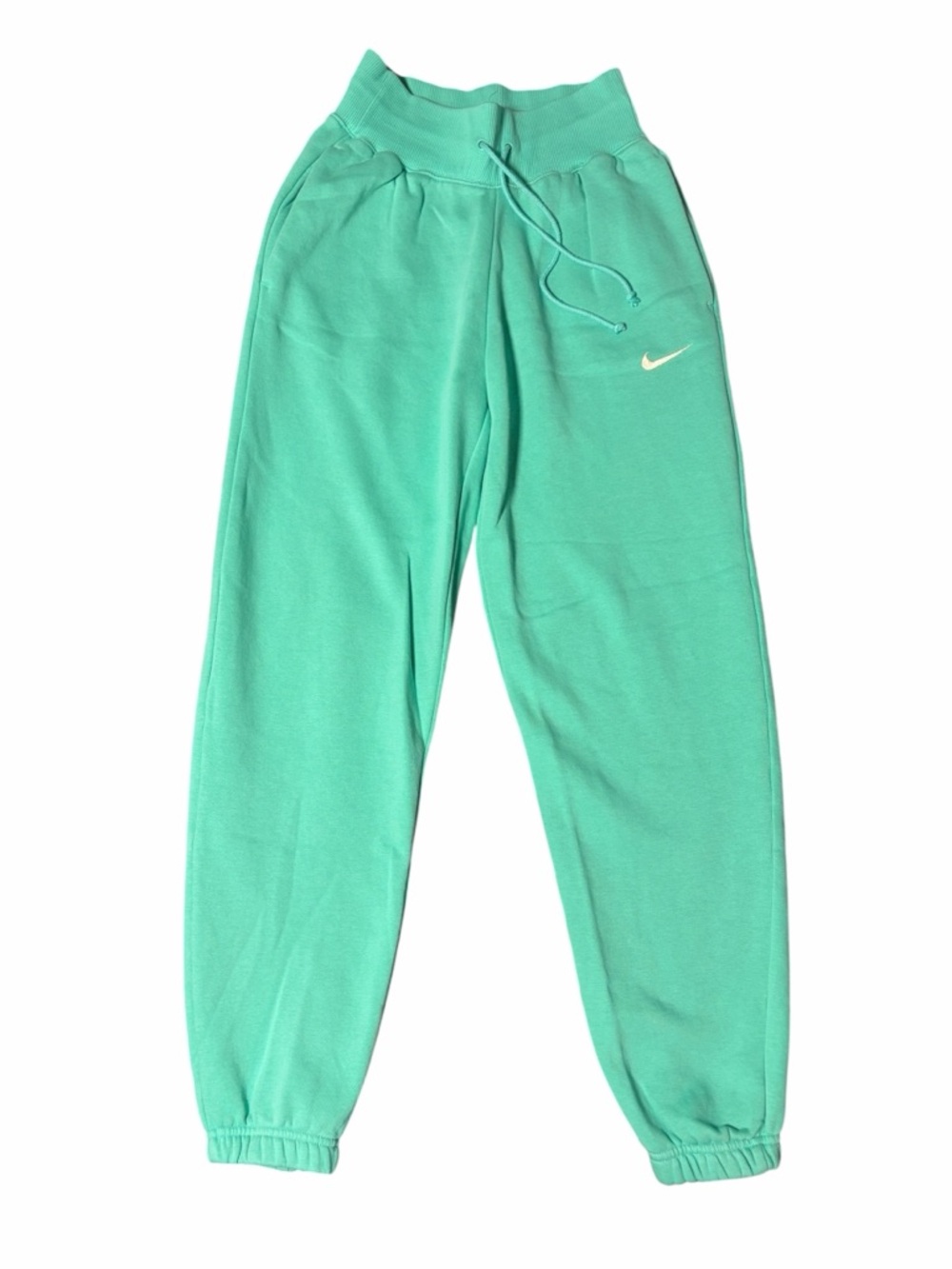 NIKE Phoenix Fleece High-Waisted Oversized Joggers Sweatpants - Light Menta - Picture 3 of 9
